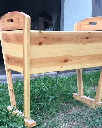 Culla in legno di pino chiaro