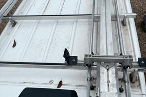 Bagagliera con portascala per furgone