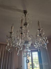 lampadario di cristallo di boemia 