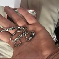 Collana Fossil in acciaio