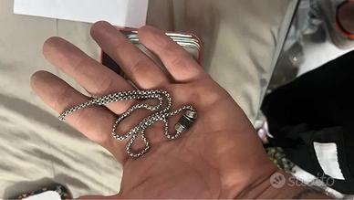 Collana Fossil in acciaio