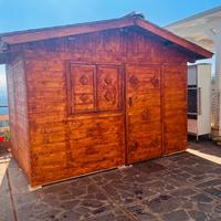 casetta in legno da giardino 3x2