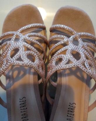 Sabot eleganti color champagne n. 38