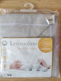 completo 3 pezzi per lettino Italbaby 
