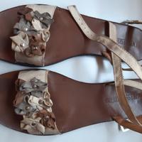 sandali donna nr. 40 in cuoio artigianali