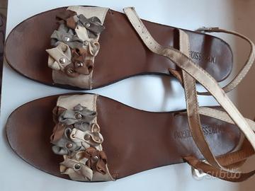 sandali donna nr. 40 in cuoio artigianali