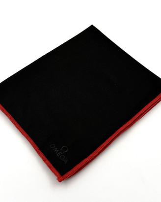 Panno Omega Nero e Rosso Microfibra Originale