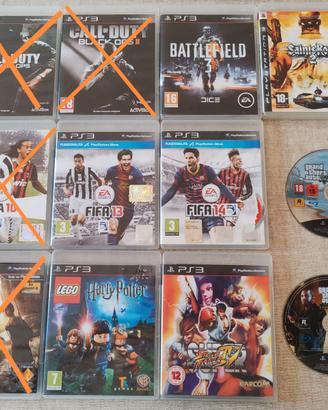 Lotto 8 videogiochi Ps3 PlayStation Pal Ita Esp Uk