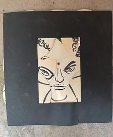 Gioco puzzle/identikit anni 80 a segmenti rotanti