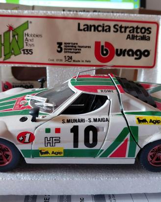 lancia stratos Alitalia burago