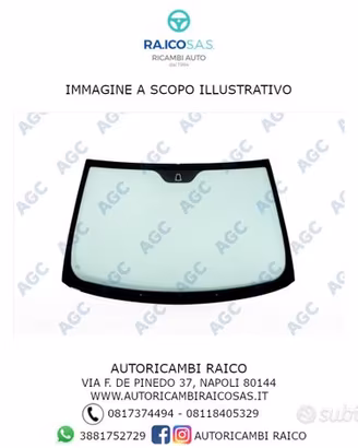 Parabrezza Fiat Punto dal 1999