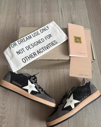 Scarpe Golden Goose Glietter Nere-Taglia 39