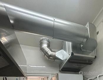 CAPPA CUBICA A PARETE + CENTRALINA DI FILTRAZIONE