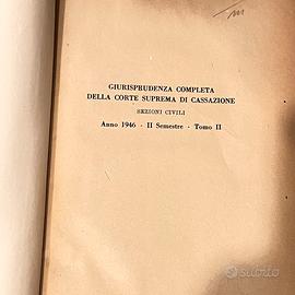 Giurisprudenza completa della Corte Suprema - 1946