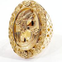 Anello vintage fascia larga schiava Oro gialo 18kt