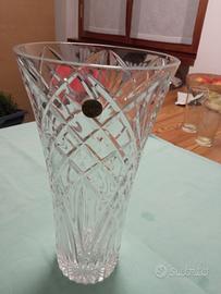 vaso in cristallo anni 80