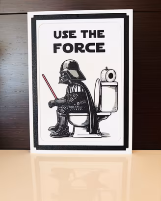 Quadro Decorativo Divertente “Use the Force”