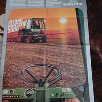 poster deutz intrac system 2000 trattore