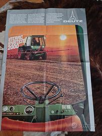 poster deutz intrac system 2000 trattore