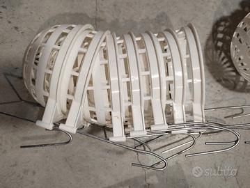 nidi in plastica canarini, cardellini ecc