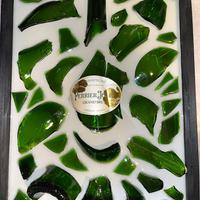 Quadro vino/champagne bottiglia rotta