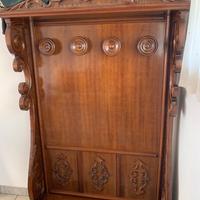 Attaccapanni in legno mobile da ingresso classico