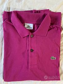 Polo Lacoste Rosa-Fucsia