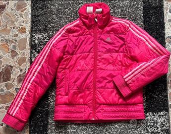 🔥 Piumino Adidas rosa con cappuccio – super caldo