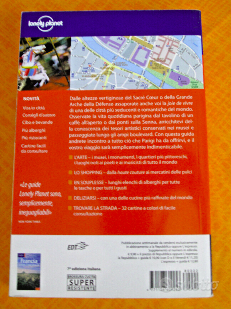 Guida Turistica PARIGI - Lonely Planet 2007 ITALIA - Libri e Riviste In  vendita a Bergamo