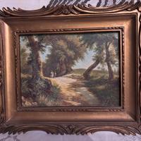 Trus quadrucci francesi olio su tela