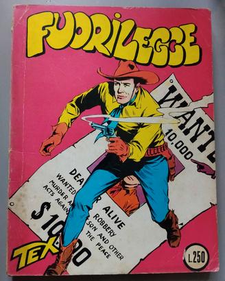 Tex Gigante N. 3 "Fuorilegge" - Araldo 1964
