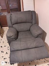 Poltrona elettrica pieghevole con pulsante