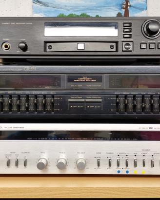 Sanyo Plus A35 - Pioneer GR-555 - Marantz DR700