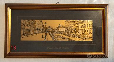 Quadretti piccoli vedute di Trieste