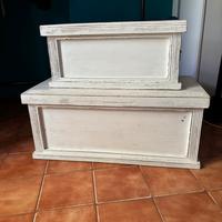Casse di legno shabby