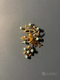 Spilla argento amorino di Scanno