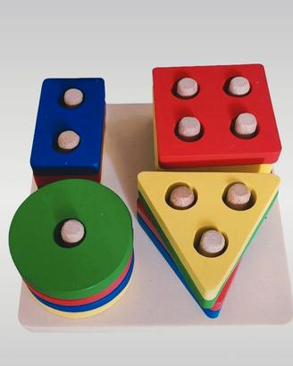 Montessori gioco educativo legno