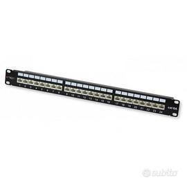 Patch Panel FTP 24 Posti RJ45 cat. 6A Techly 19"