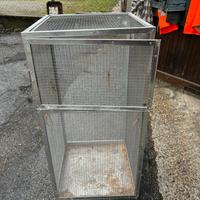 Teca in rete voliera