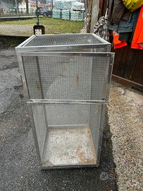 Teca in rete voliera