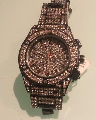 orologio con strass jcky nuovo