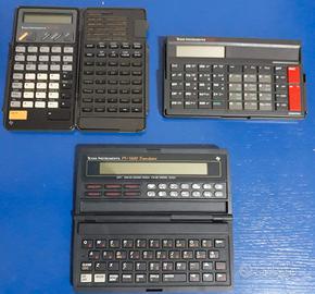 Calcolatrici E Traduttore Vintage Non Funzionanti