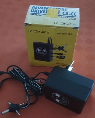Alimentatore KÖNIG 1A 18W - Polarità Regolabile