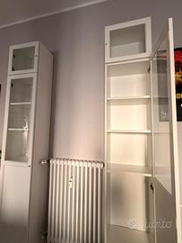 2 librerie Billy/Oxberg Ikea bianche