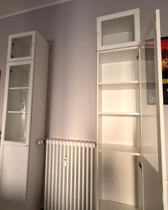 2 librerie Billy/Oxberg Ikea bianche