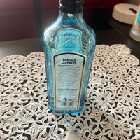 Bottiglia luminosa Gin Bombay Sapphire blu con LED