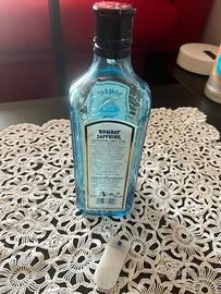 Bottiglia luminosa Gin Bombay Sapphire blu con LED