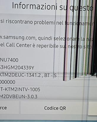 tv Samsung 55" schermo rotto ( per ricambi)
