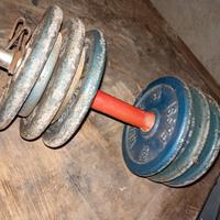 Manubrio pesi palestra allenamento casa