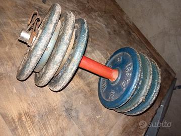 Manubrio pesi palestra allenamento casa